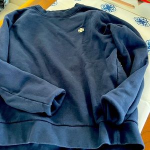 Tory Burch Sport XL navy blue pullover sweater